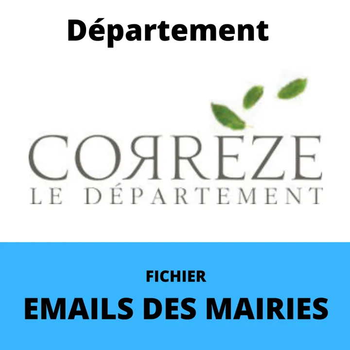 Emails des mairies de la Corrèze (19)