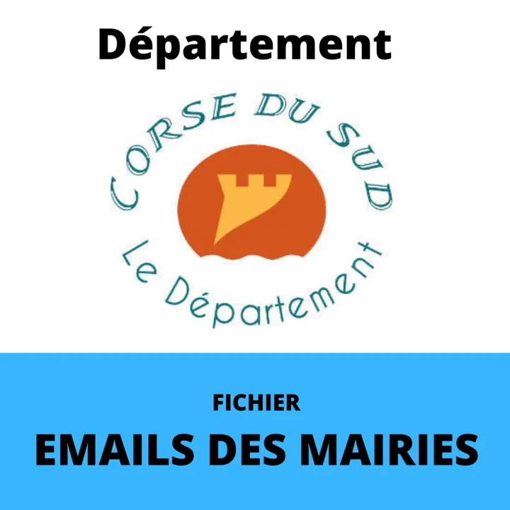 Emails des mairies de la Corse-du-Sud (2A)