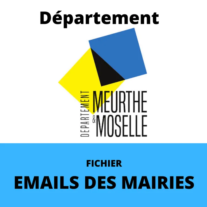 Emails des mairies de la Meurthe-et-Moselle (54)