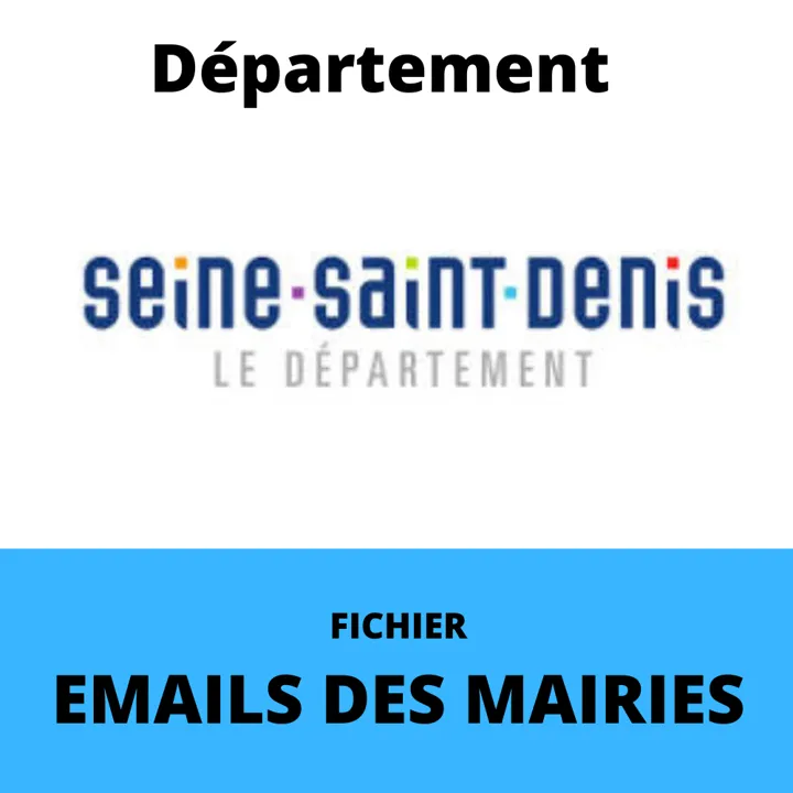 Emails des mairies de la Seine-Saint-Denis (93)