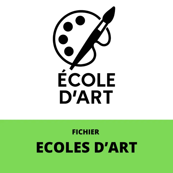 Fichier Excel : 398 Emails d’Écoles d’Art en France (Écoles publiques et privées)