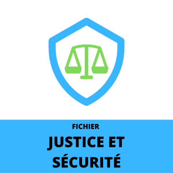 Emails des guichets publics  - Justice et Sécurité