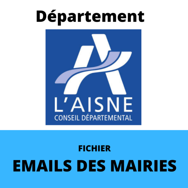 Emails des Mairies du département de l'Aisne (02)