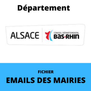 Emails des Mairies du département du Bas Rhin (67)