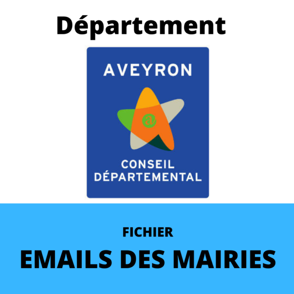 Emails des Mairies du département de l'Aveyron (12)