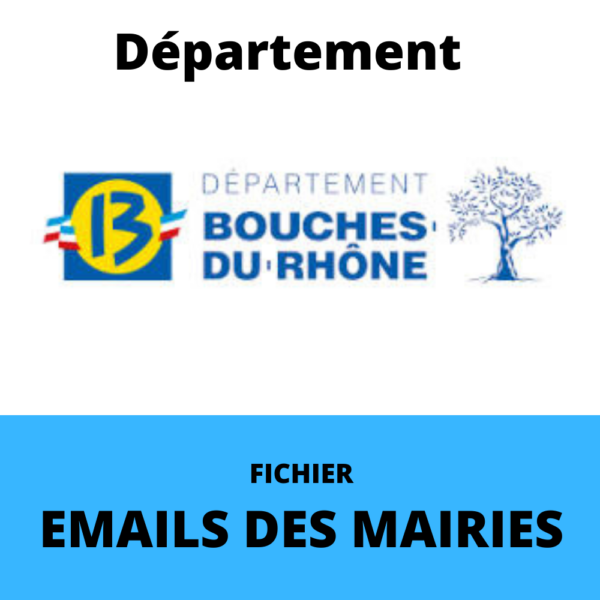 Emails des Mairies du département des Bouches du Rhône (13)
