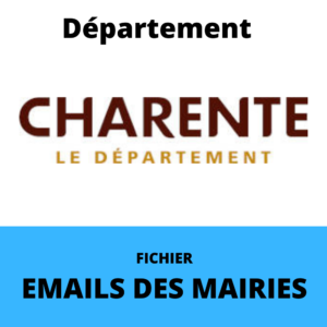 Emails des Mairies du département de la Charente (16)
