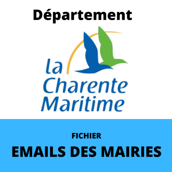 Emails des Mairies du département de la Charente Maritime (17)