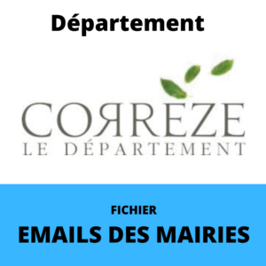Emails des Mairies du département de la Corrèze (19)