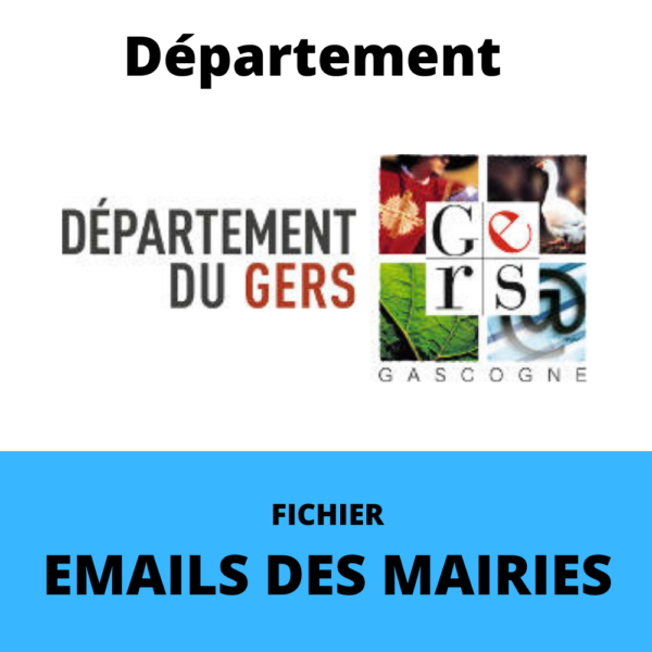 Emails des Mairies du département du Gers (32)