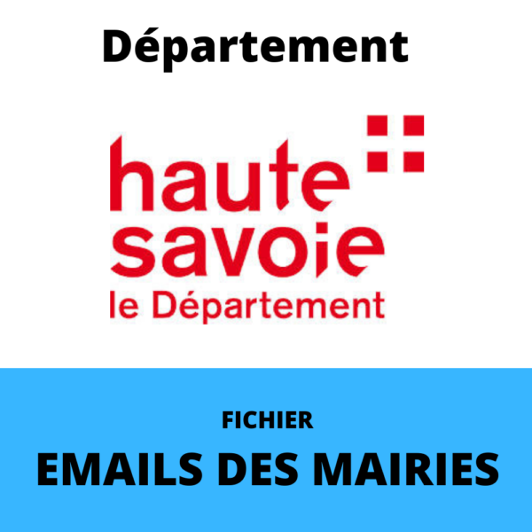 Emails des Mairies du département de la Haute Savoie (74)