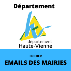 Emails des Mairies du département de la Haute Vienne (87)