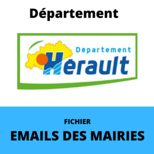 Emails des Mairies du département de l'Hérault (34)