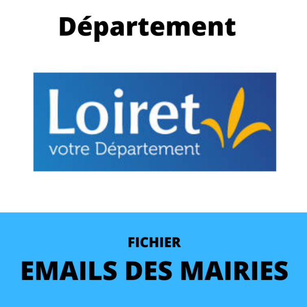 Emails des Mairies du département du Loiret (45)
