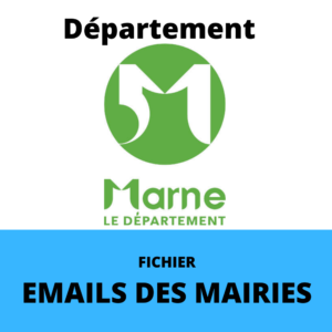 Emails des Mairies du département de la Marne (51)