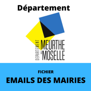 Emails des Mairies du département de la Meurthe et Moselle (54)