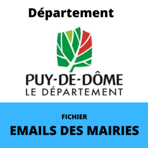 Emails des Mairies du département du Puy de Dôme (63)