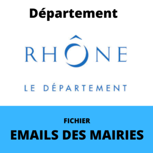 Emails des Mairies du département du Rhône (69)