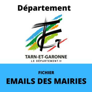 Emails des Mairies du département du Tarn et Garonne (82)