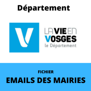 Emails des Mairies du département des Vosges (88)