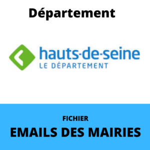 Emails des Mairies du département des Hauts de Seine (92)