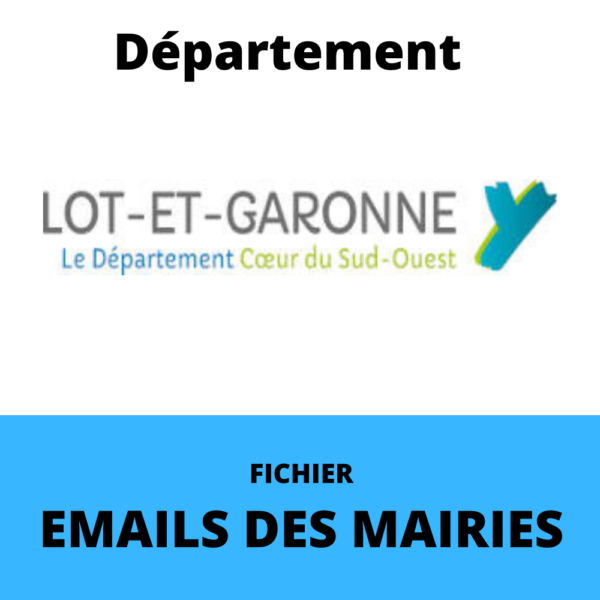 Emails des Mairies du département du Lot et Garonne (47)