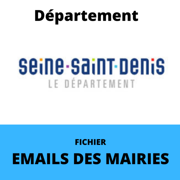 Emails des Mairies du département de la Seine Saint Denis (93)