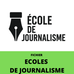 Fichier Excel avec 23 emails d’écoles de journalisme en France. Base B2B à jour pour vos campagnes ciblées dans le secteur des médias et de la communication.