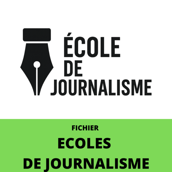 Fichier Excel avec 23 emails d’écoles de journalisme en France. Base B2B à jour pour vos campagnes ciblées dans le secteur des médias et de la communication.