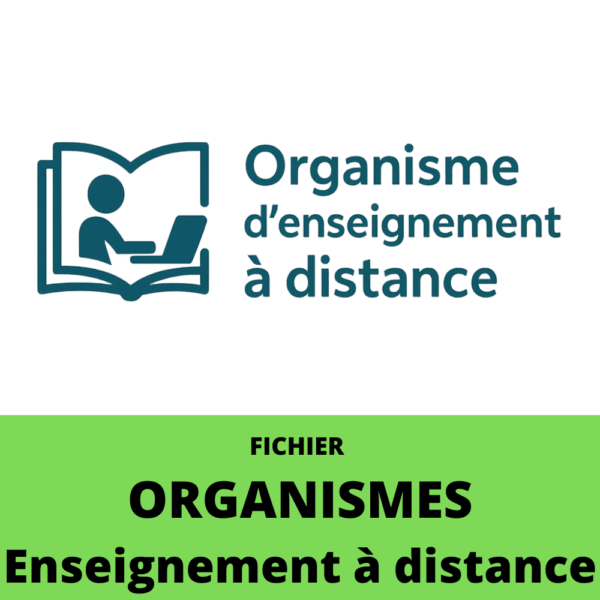 Téléchargez un fichier Excel contenant 24 emails d’organismes d’enseignement à distance en France. Idéal pour vos campagnes B2B dans le secteur de la formation à distance.
